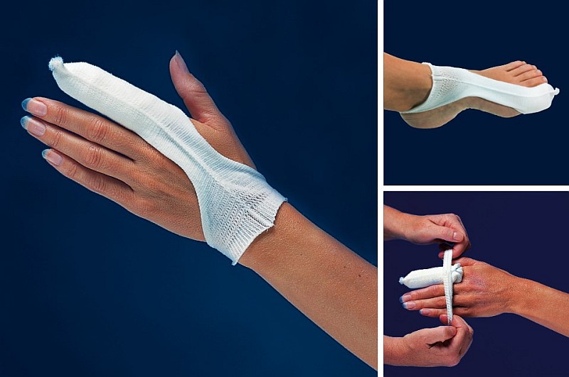 Predtvarované textilné fixácie TYTEX, 50.01.01.067, Care Fix Toe - fixačná bandáž prsta/palca veľkosť S